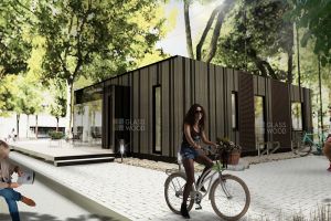 Designing a mobile office or residential building 