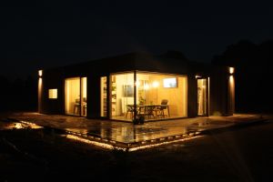 Modular house with terrace