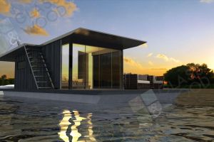 Huis op het water