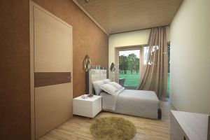 houten huis Interieurontwerp