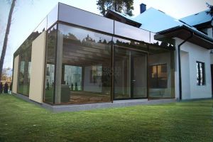 Glazen huis ontwerp